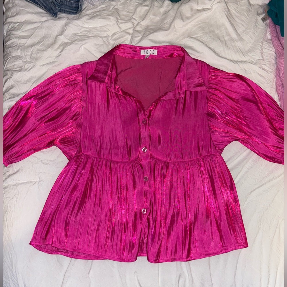 TCEC Peplum Top